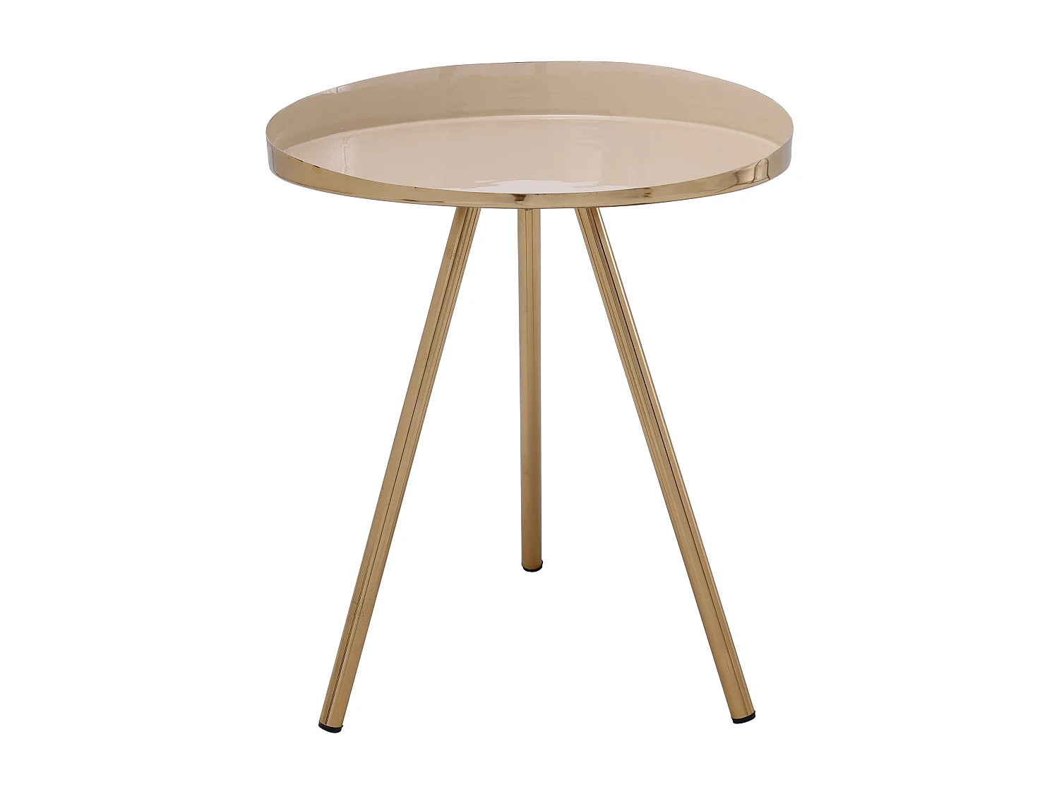 Table d'Appoint Design "Morrison" 48cm Ivoire
