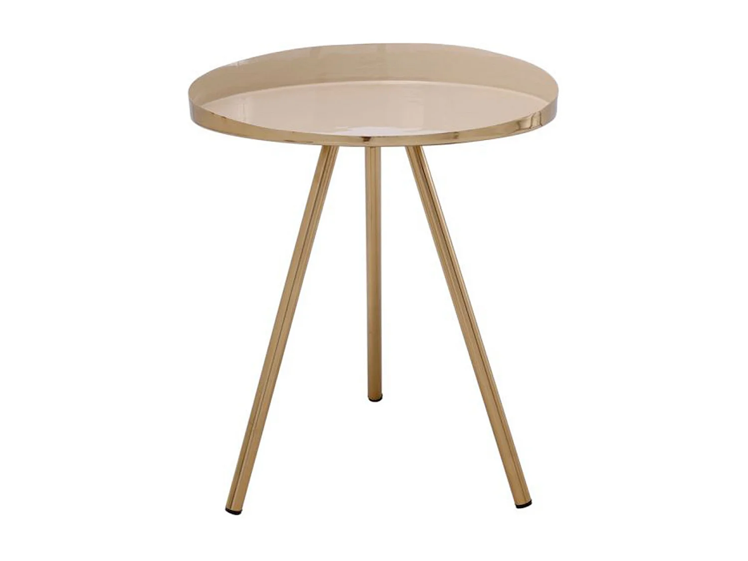 Table d'Appoint Design "Morrison" 48cm Ivoire