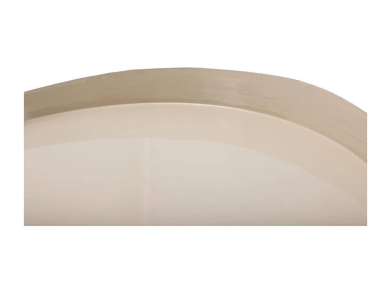 Table d'Appoint Design "Morrison" 48cm Ivoire