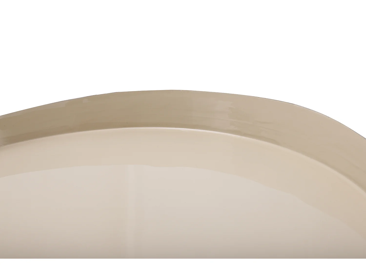 Table d'Appoint Design "Morrison" 48cm Ivoire