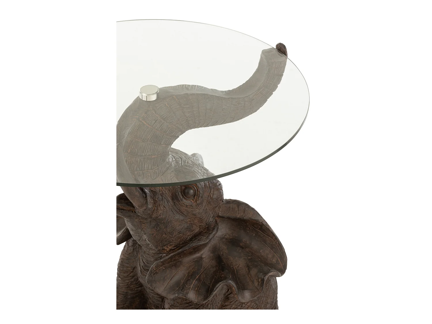 Dumbo donkerbruine hars bijzettafel L 50,5 cm