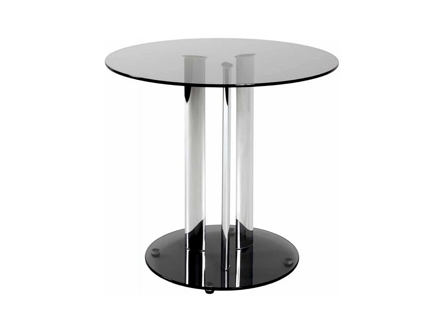 Table d'Appoint Design "Masup" 59cm Chromé