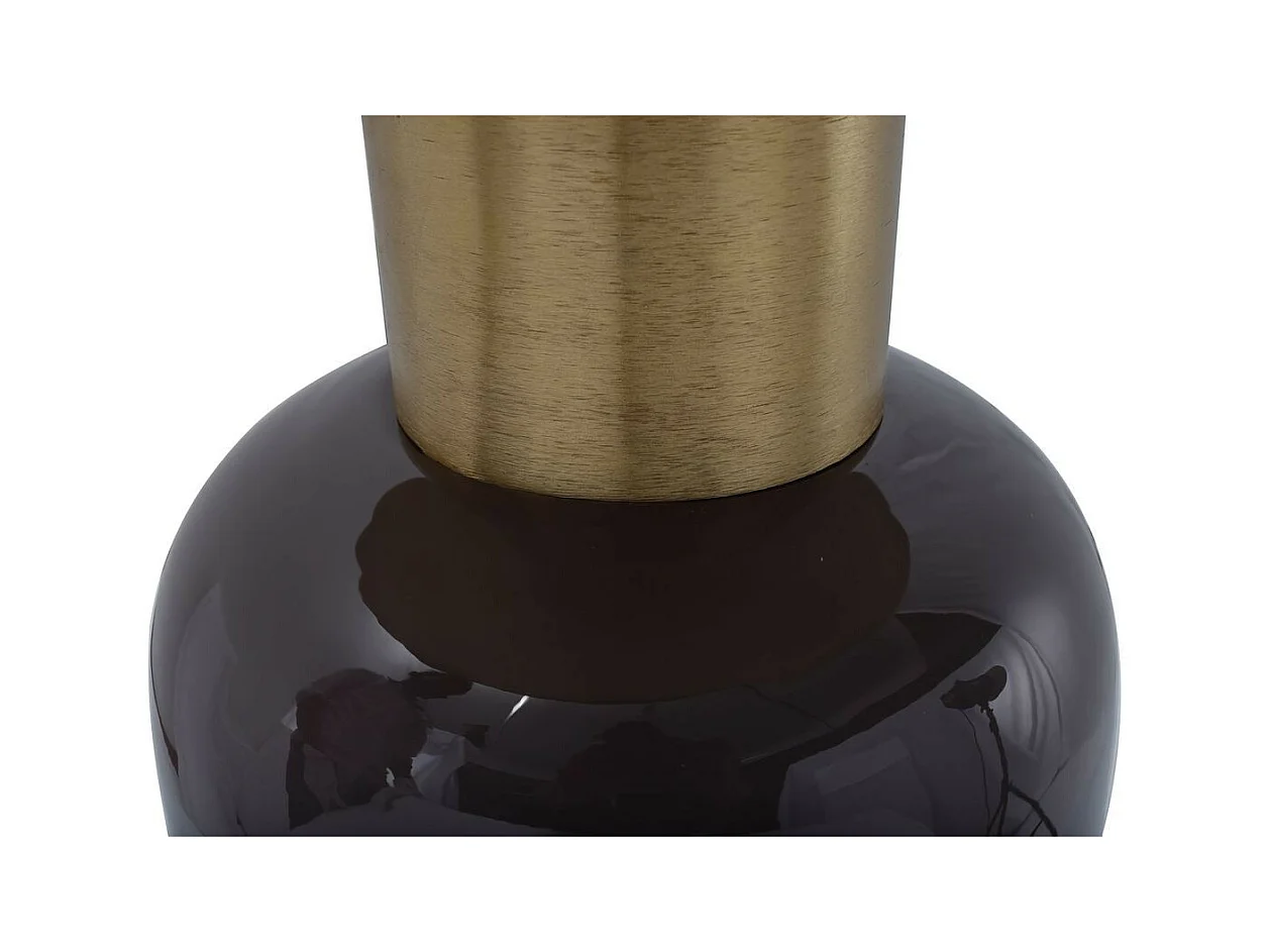 Table d'Appoint Design "Yeza" 40cm Violet & Or