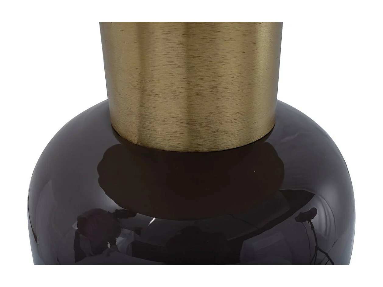 Table d'Appoint Design "Yeza" 40cm Violet & Or