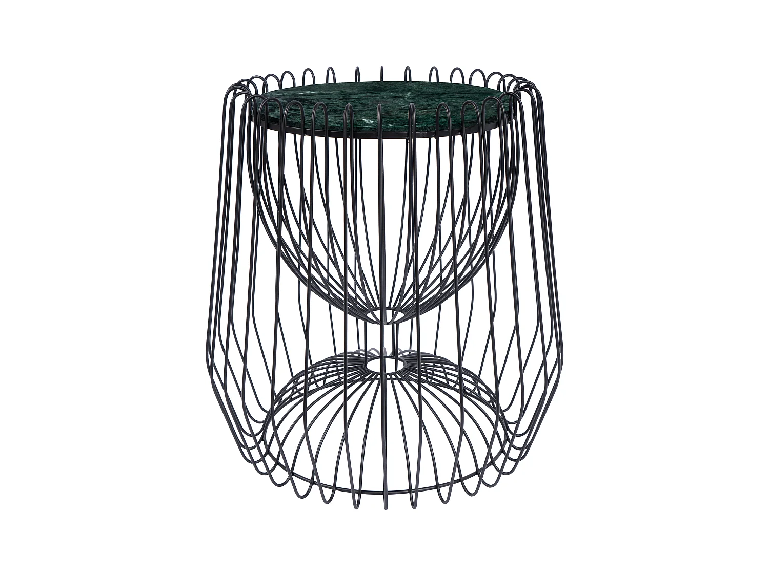 Table d'Appoint Design "Malibu" 51cm Vert