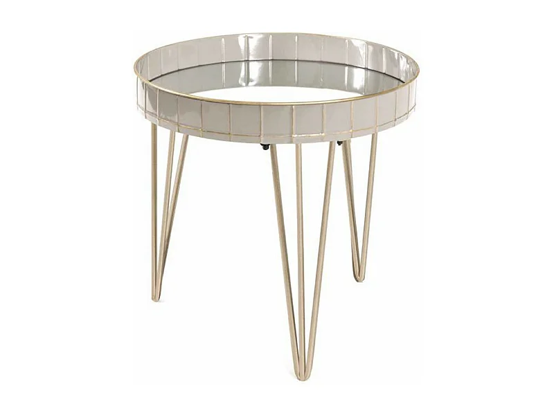 Table d'Appoint Déco "Andrés" 51cm Gris