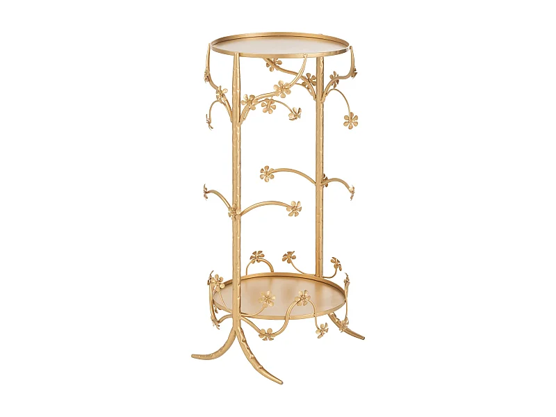 Table d'Appoint en Métal "Curama" 70cm Or