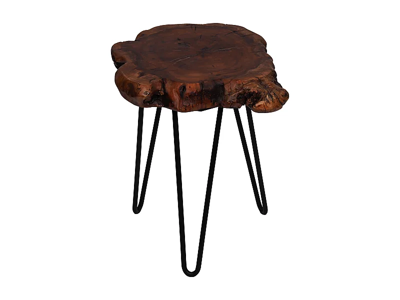 Table d'Appoint en Bois "Woody 310" 40cm Naturel