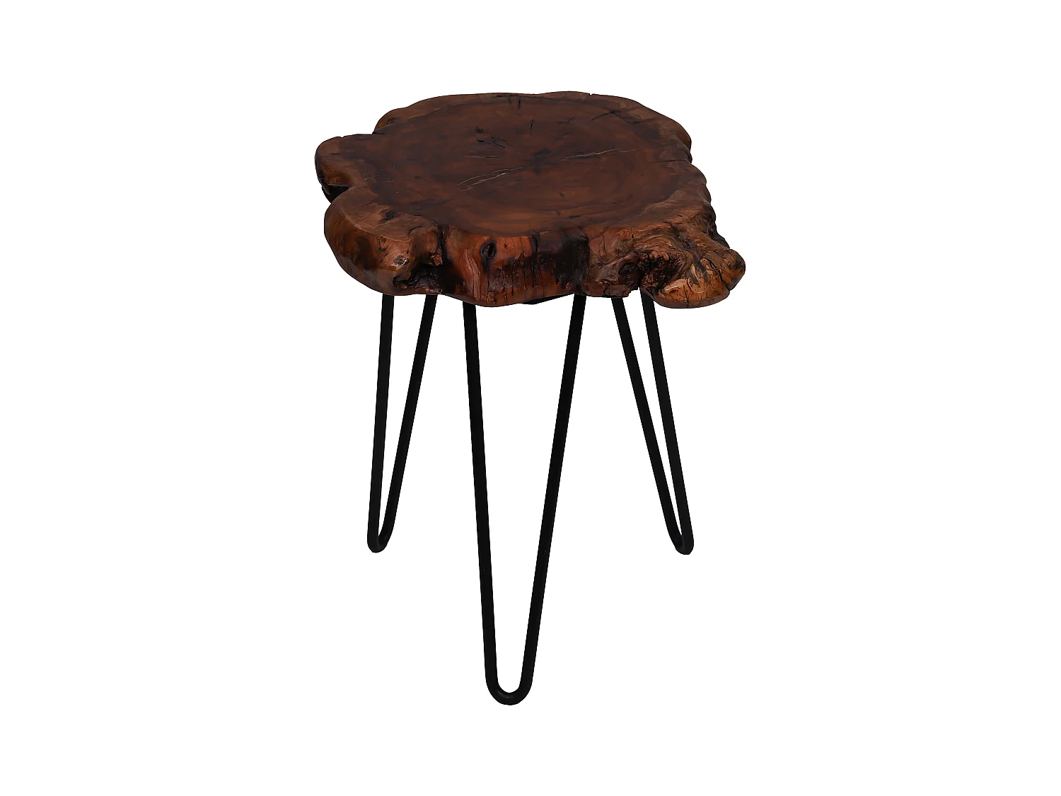 Table d'Appoint en Bois "Woody 310" 40cm Naturel