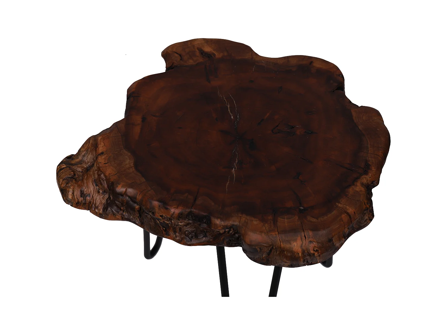 Table d'Appoint en Bois "Woody 310" 40cm Naturel