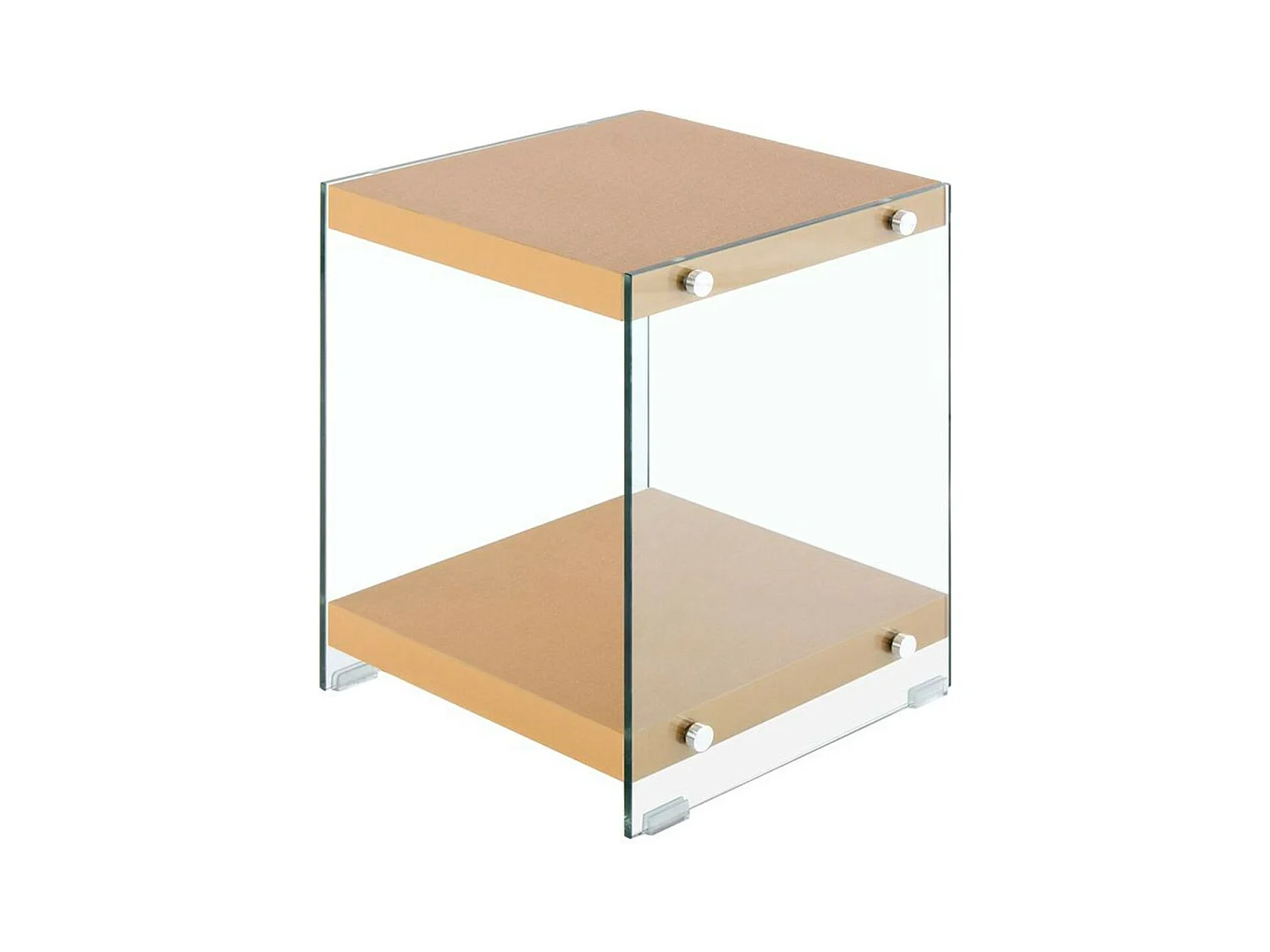 Table d'Appoint en Bois "Elementary" 45cm Or