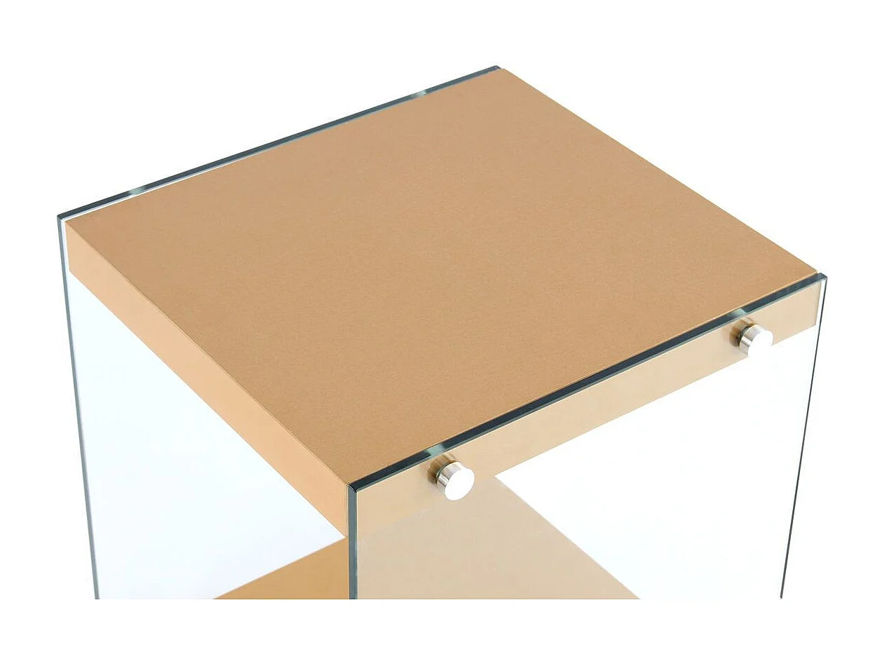 Table d'Appoint en Bois "Elementary" 45cm Or