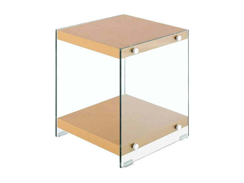 Table d'Appoint en Bois "Elementary" 45cm Or