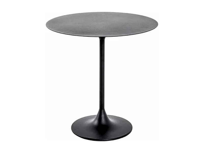 Table d'Appoint Ronde "Martine" 46cm Noir