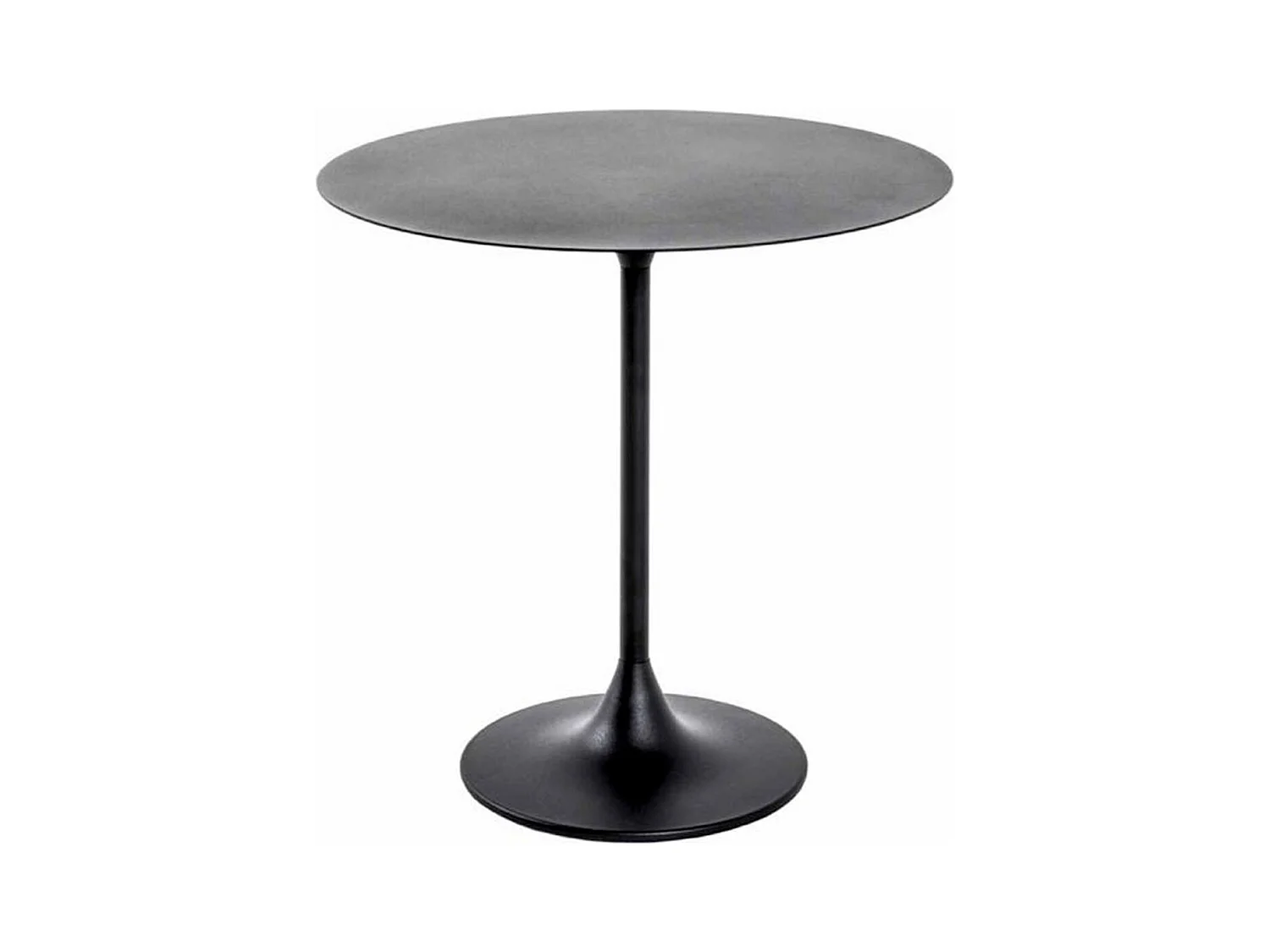 Table d'Appoint Ronde "Martine" 46cm Noir