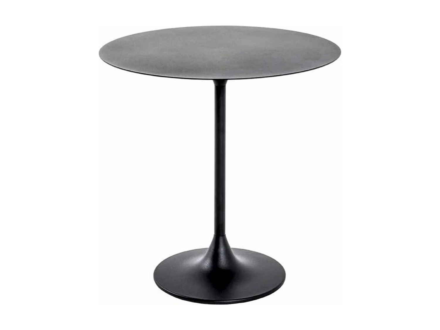 Table d'Appoint Ronde "Martine" 46cm Noir
