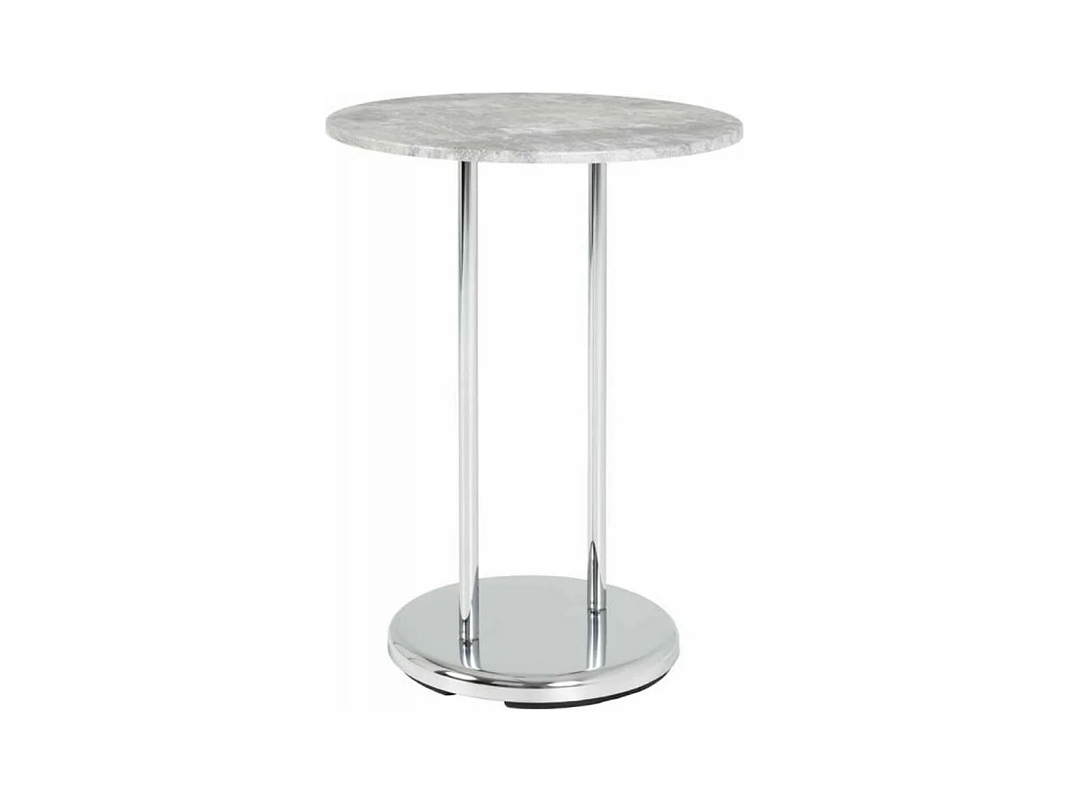 Table d'Appoint Ronde Effet Béton "Miguel" 55cm Gris