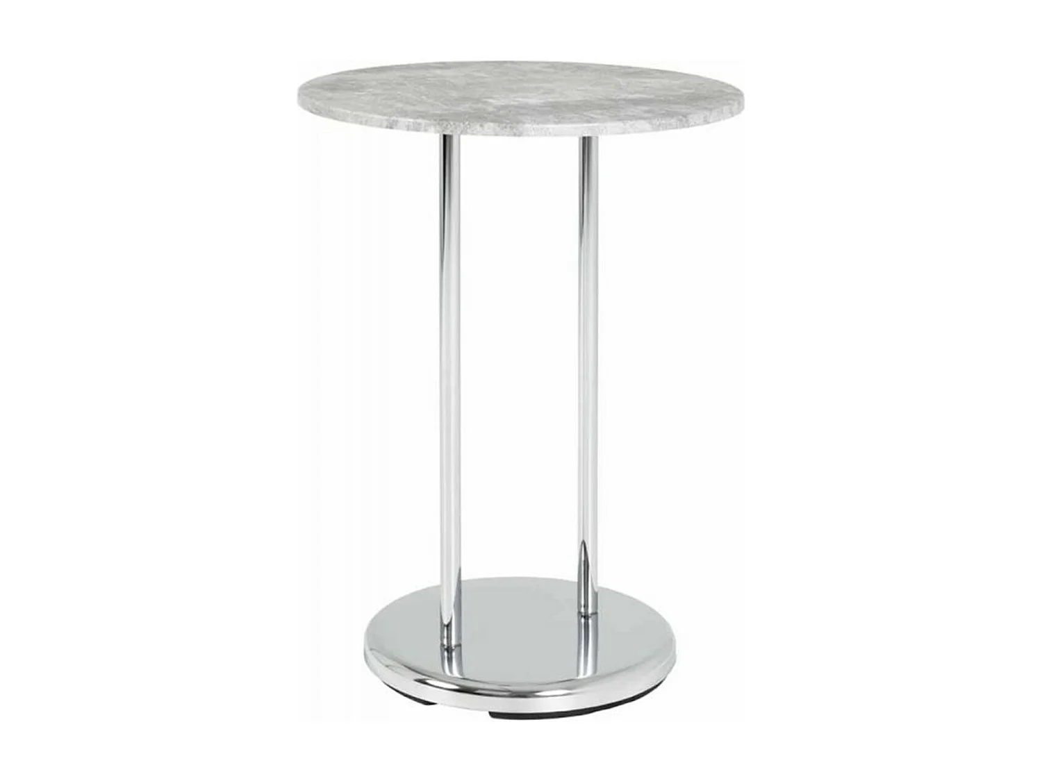 Table d'Appoint Ronde Effet Béton "Miguel" 55cm Gris