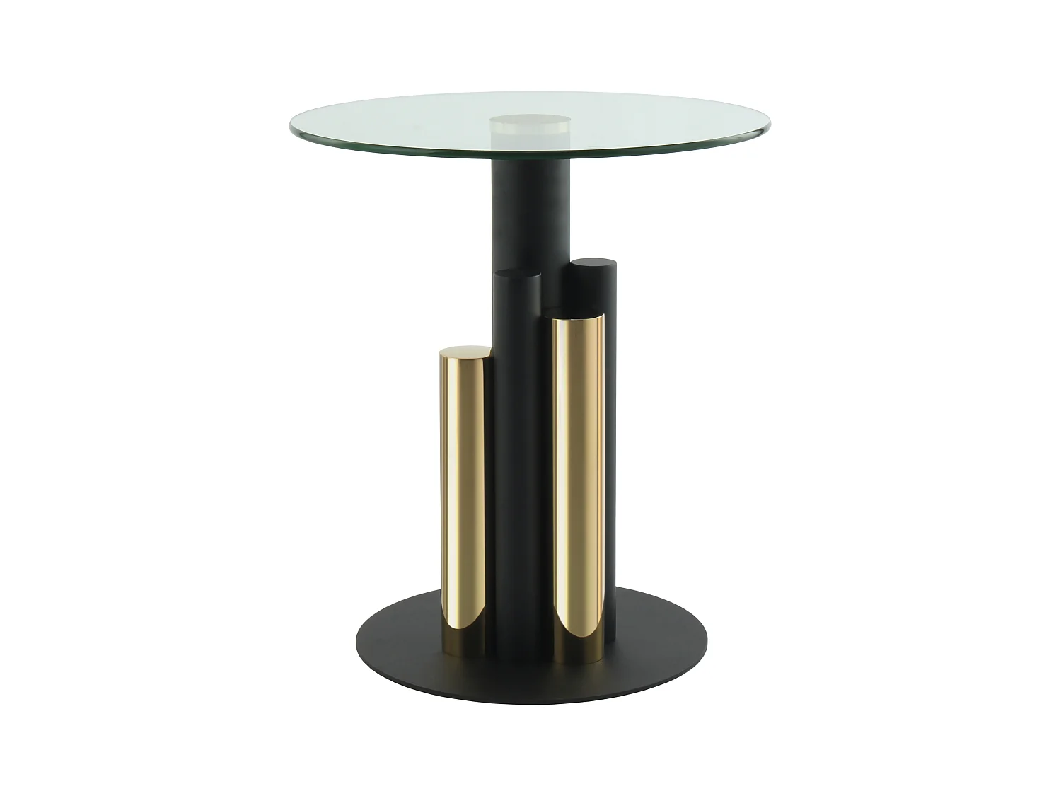 Table d'Appoint Design "Paula" 50cm Or