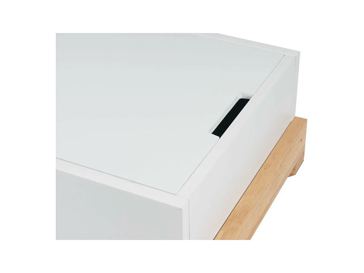 Table d'Appoint Design "Valérie" 58cm Blanc