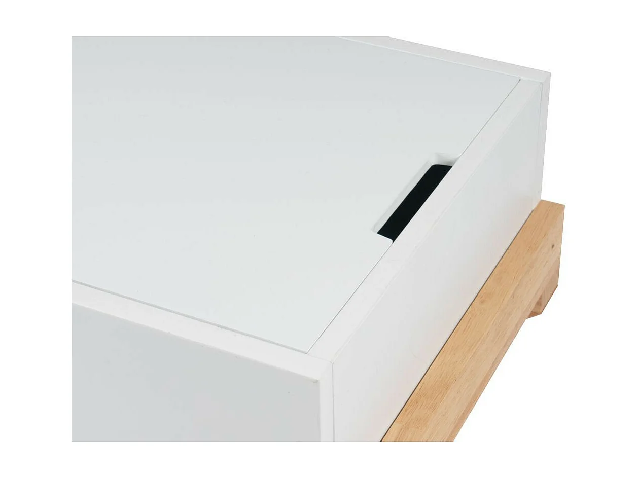 Table d'Appoint Design "Valérie" 58cm Blanc