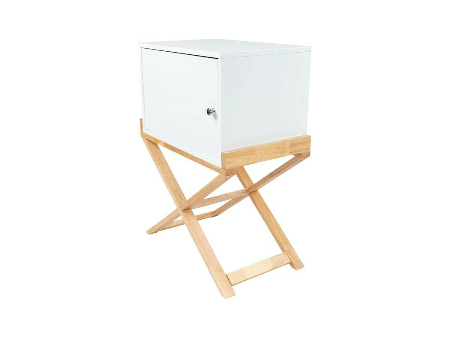 Table d'Appoint Design "Valérie" 75cm Blanc