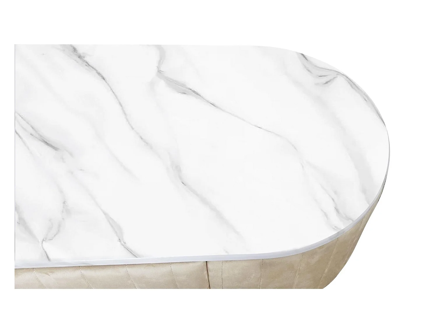 Toelette Paloma 1 cassetto Velluto Beige