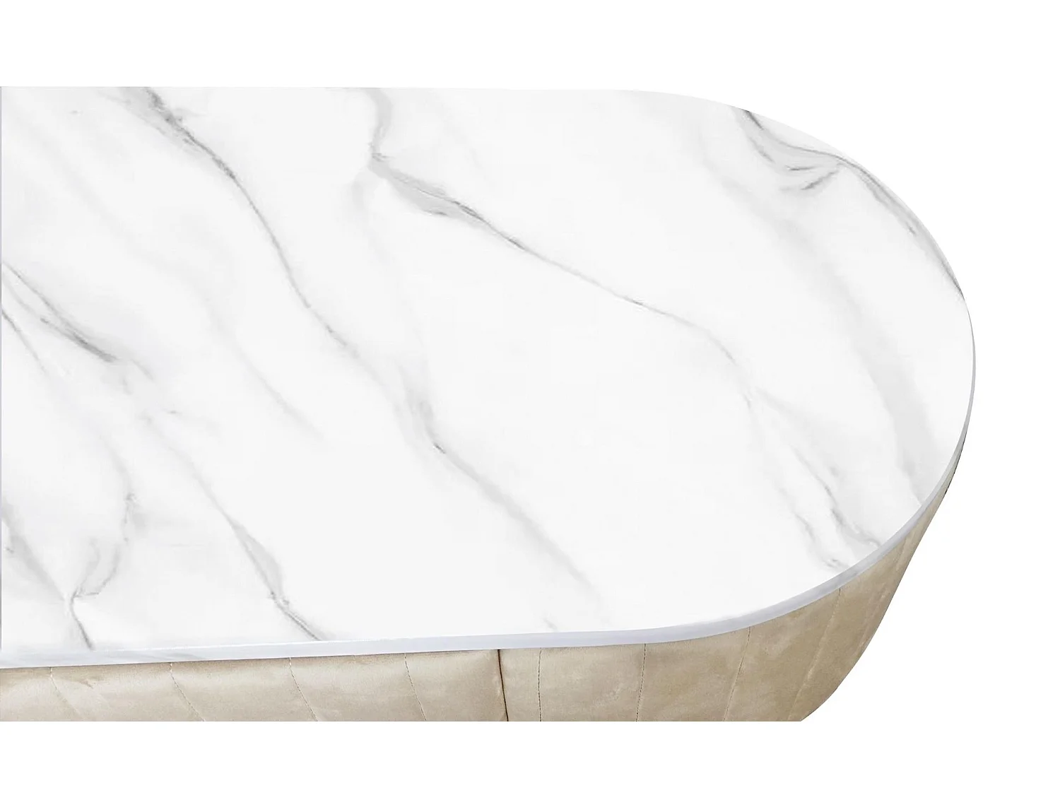 Coiffeuse Design 1 Tiroir "Lomape" 120cm Beige