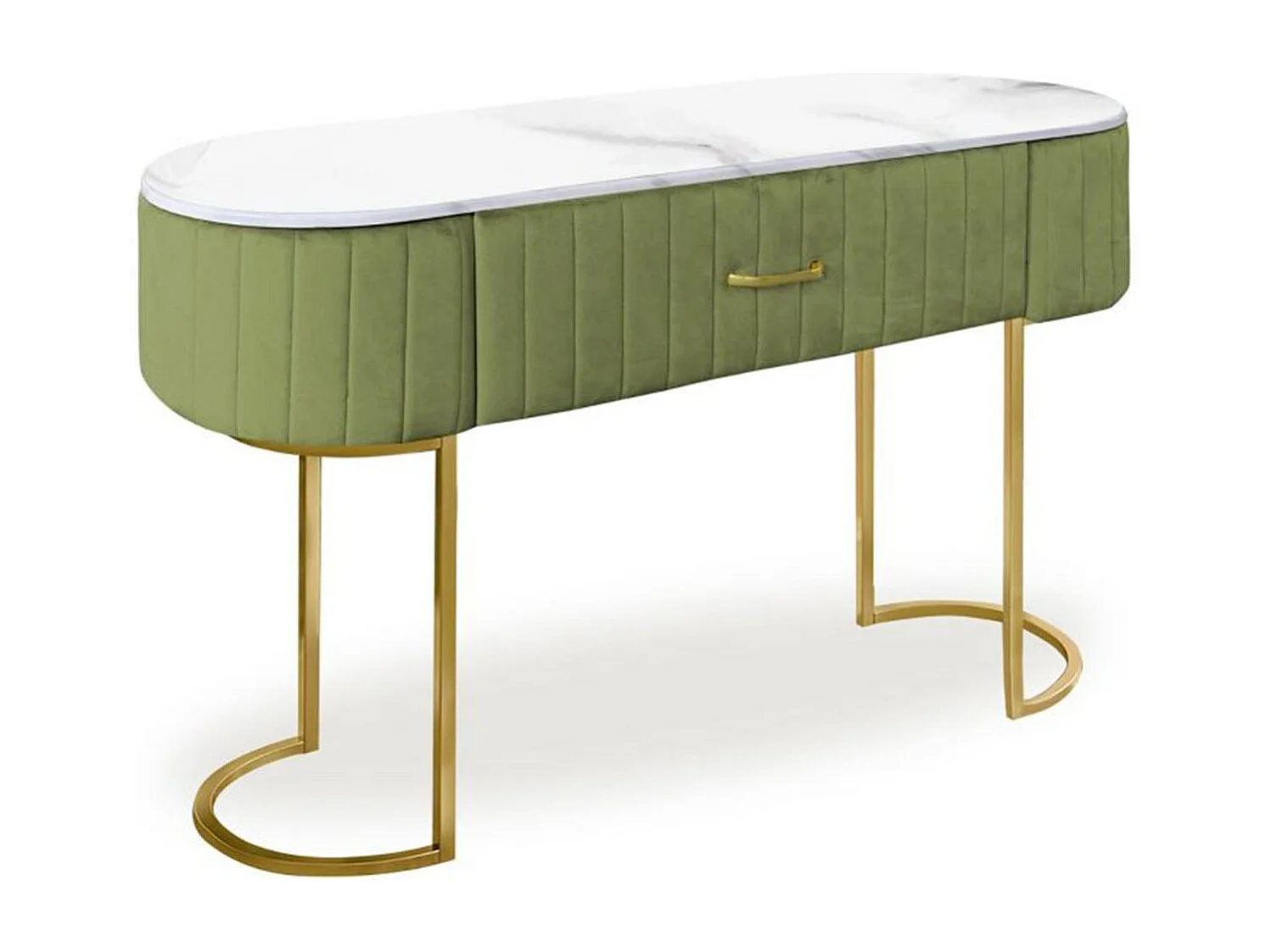 Toelette Paloma 1 cassetto Velluto Cachi