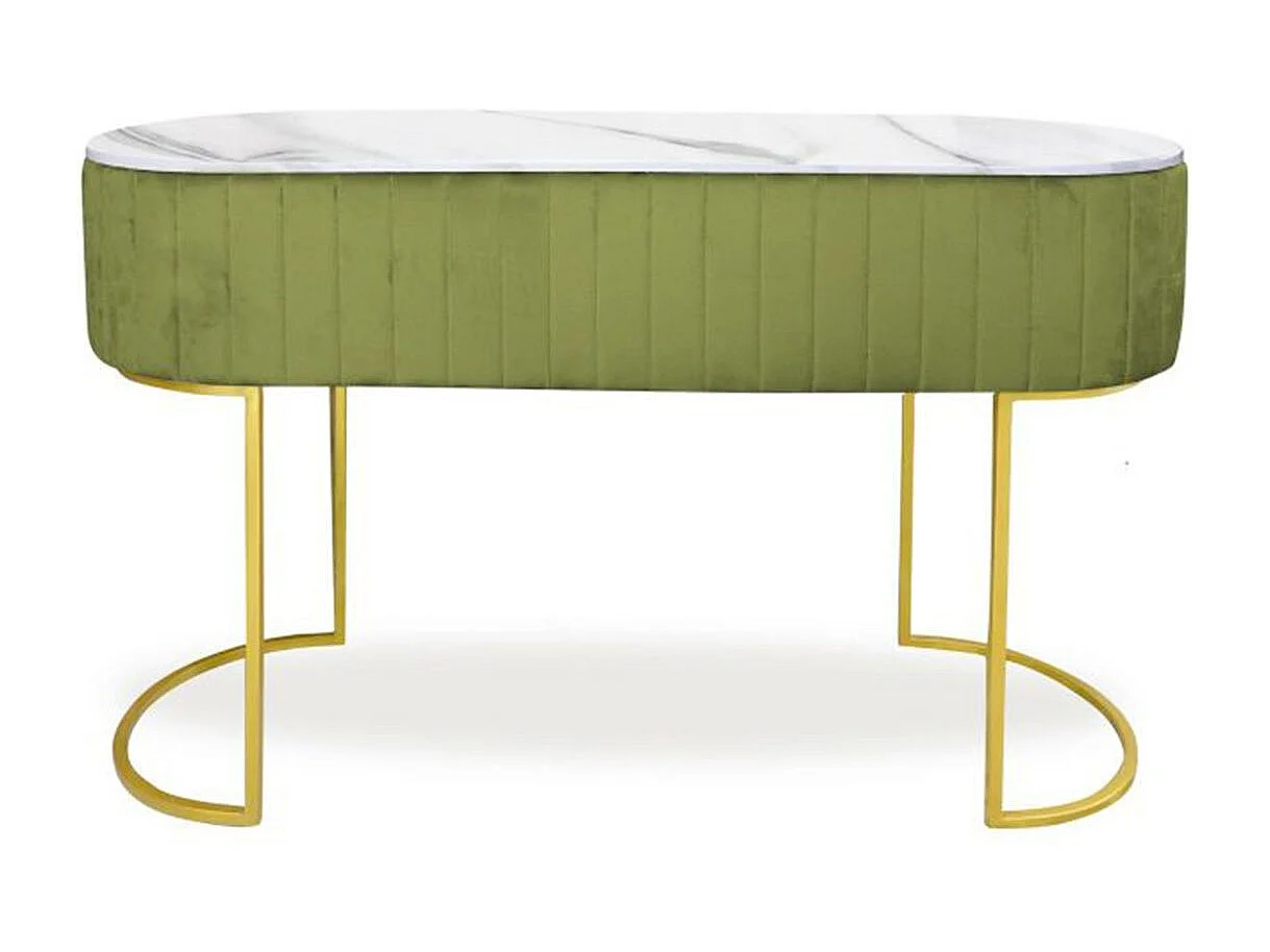 Toelette Paloma 1 cassetto Velluto Cachi