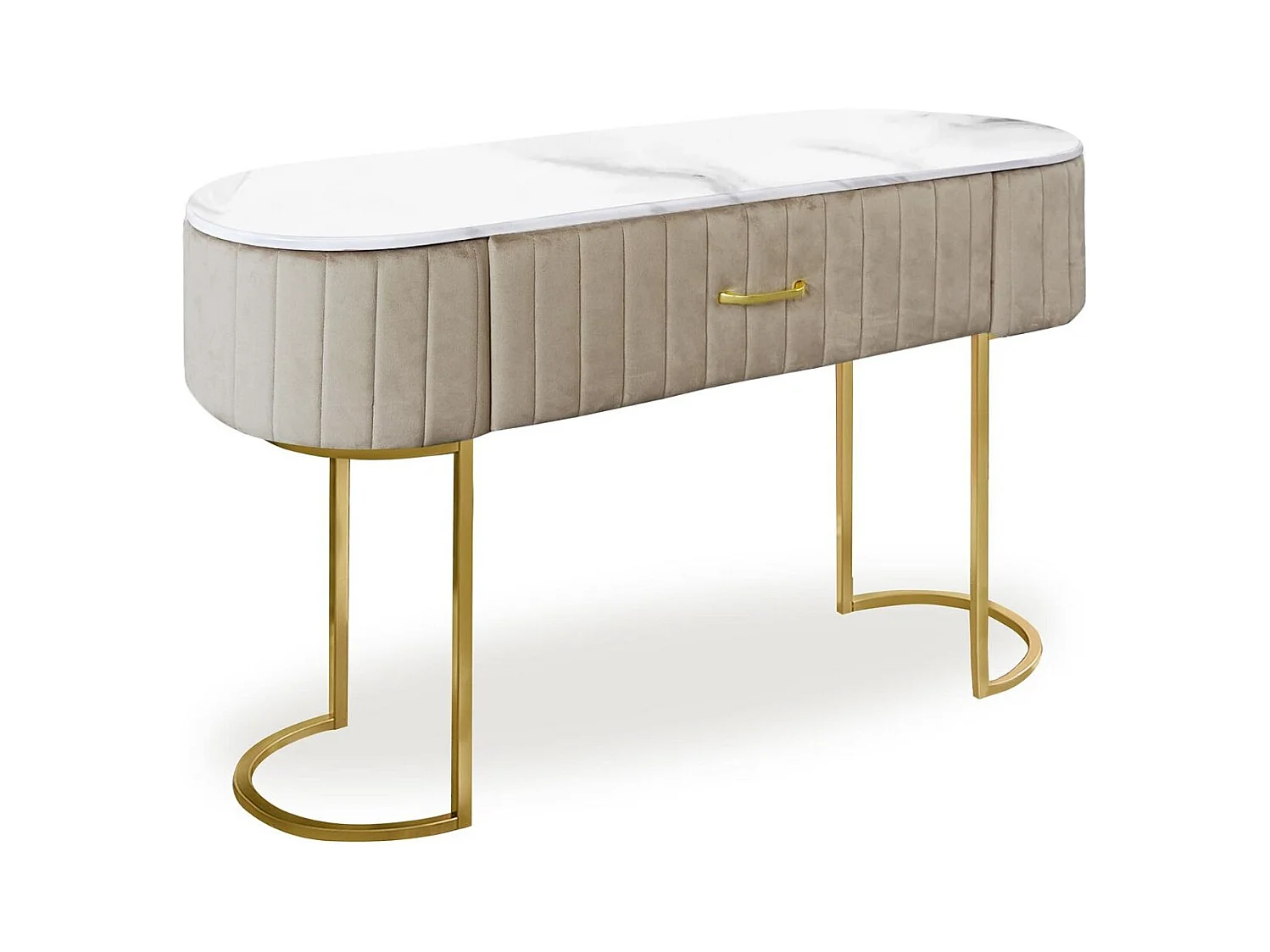 Toelette Paloma 1 cassetto Velluto Talpa