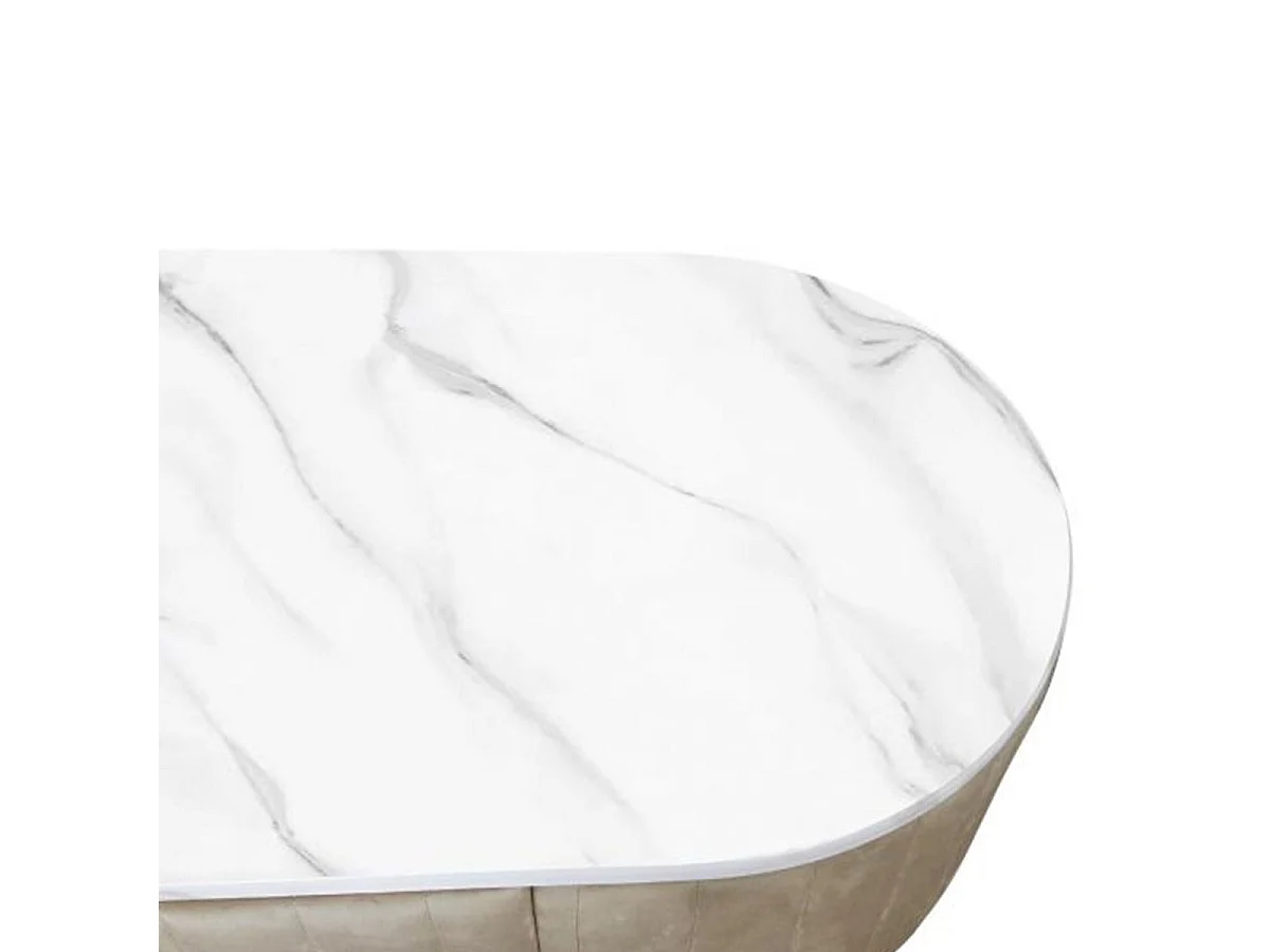 Coiffeuse Design 1 Tiroir "Lomape" 120cm Taupe