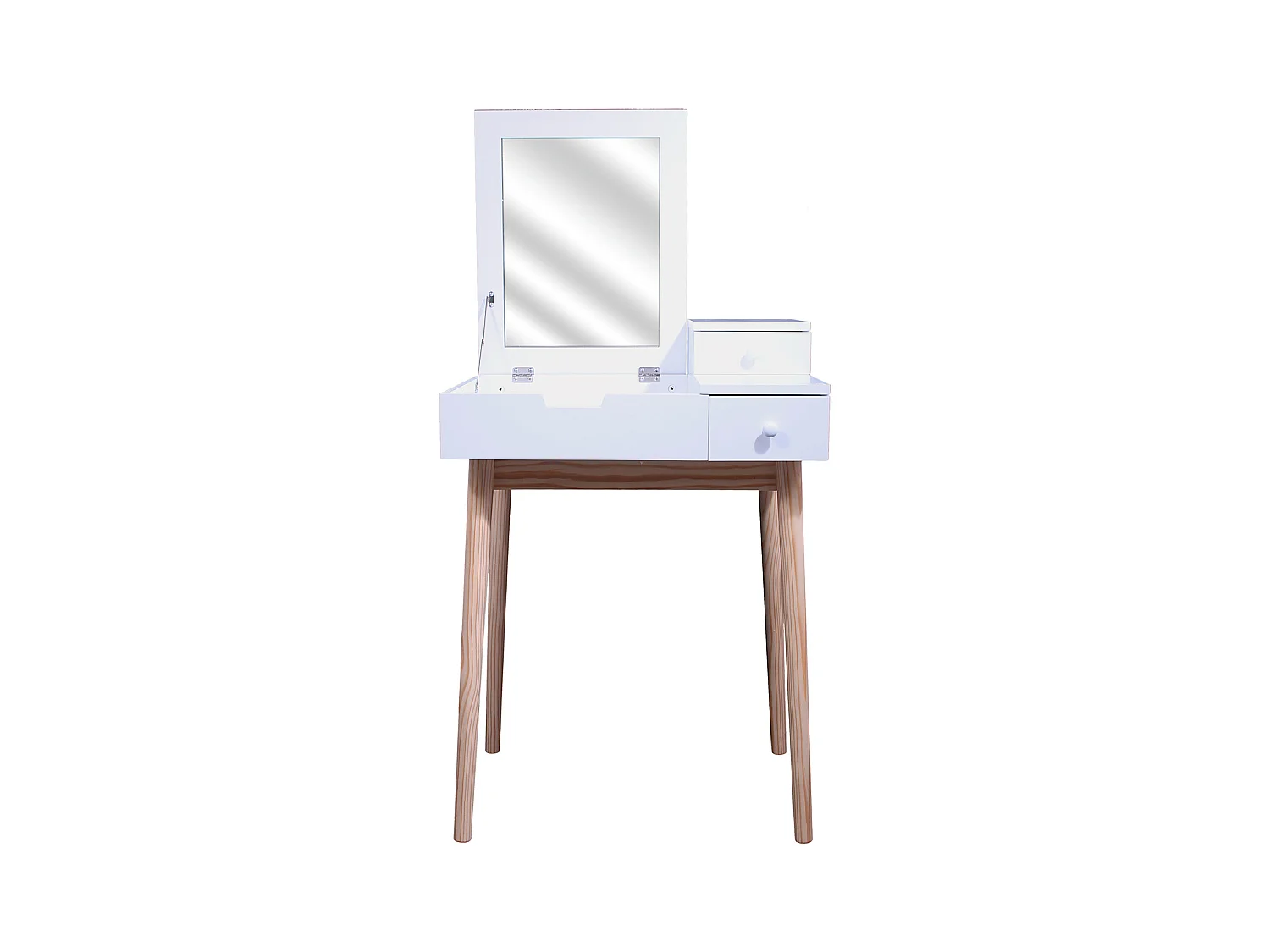 Coiffeuse Elsa 60x50x125 Cm Blanc