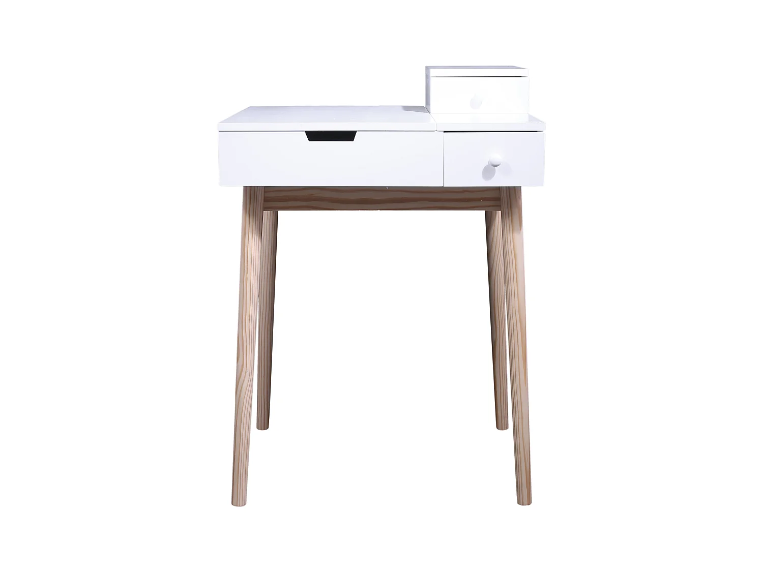 Coiffeuse Elsa 60x50x125 Cm Blanc