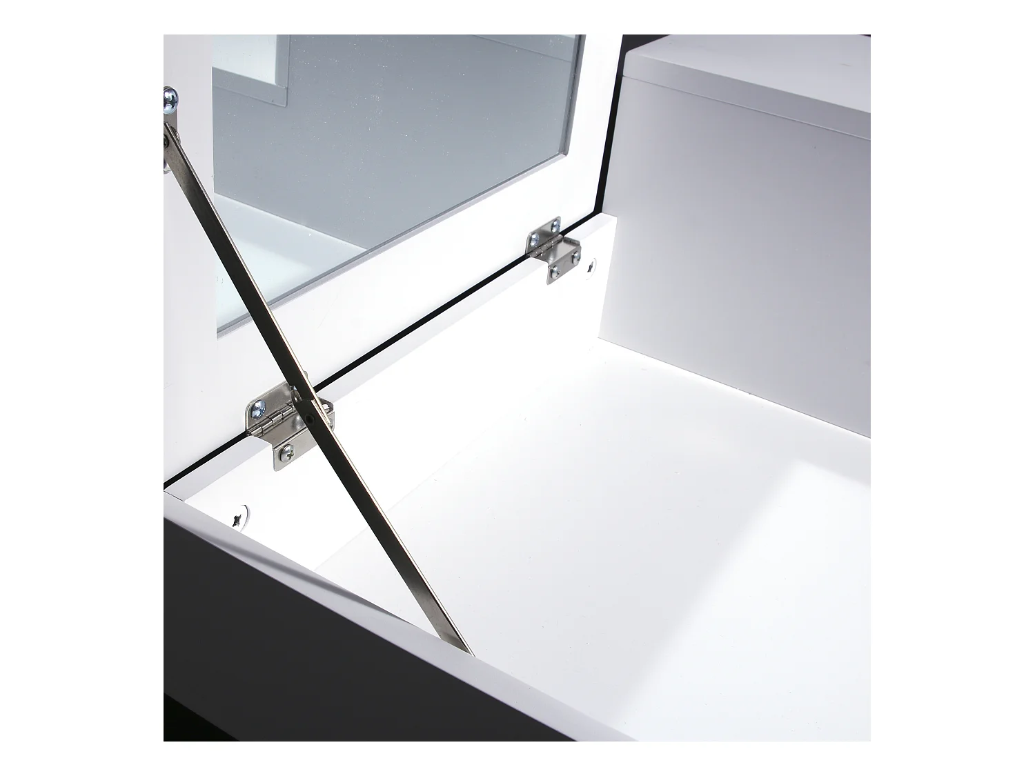 Coiffeuse Elsa 60x50x125 Cm Blanc