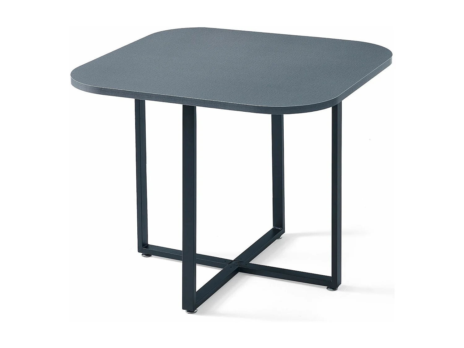 Tavolo e sedie Oslo grigie e tessuto grigio