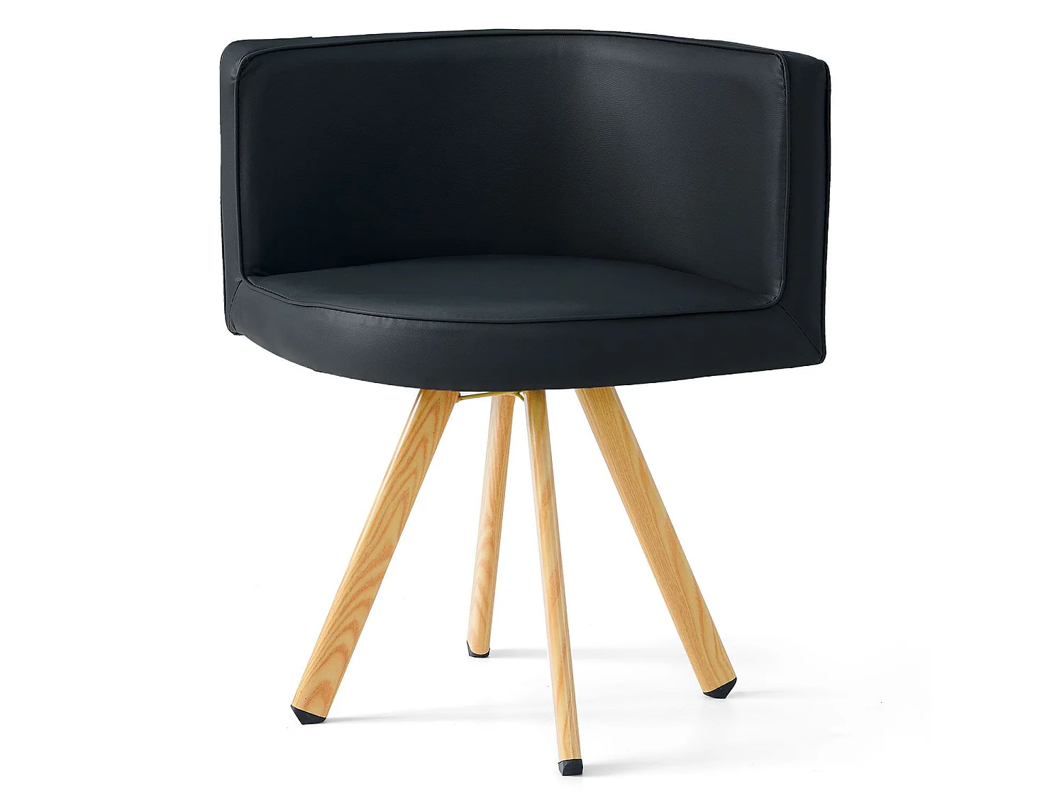 Ensemble Table de Repas & 4 Chaises Design "Norway" Noir
