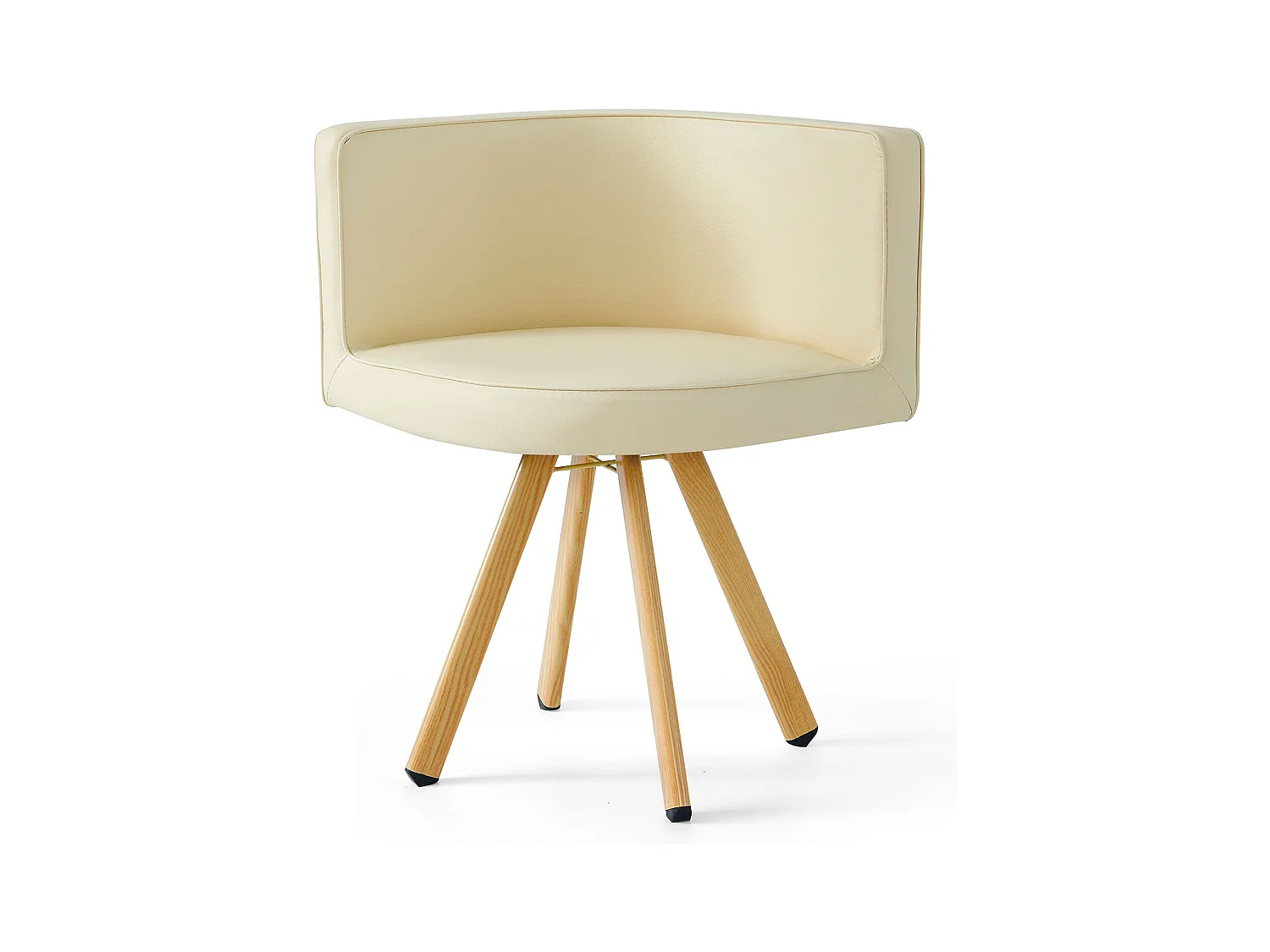 Essgruppe & 4 Stühle Skandinavisches Design "Oslo" Beige