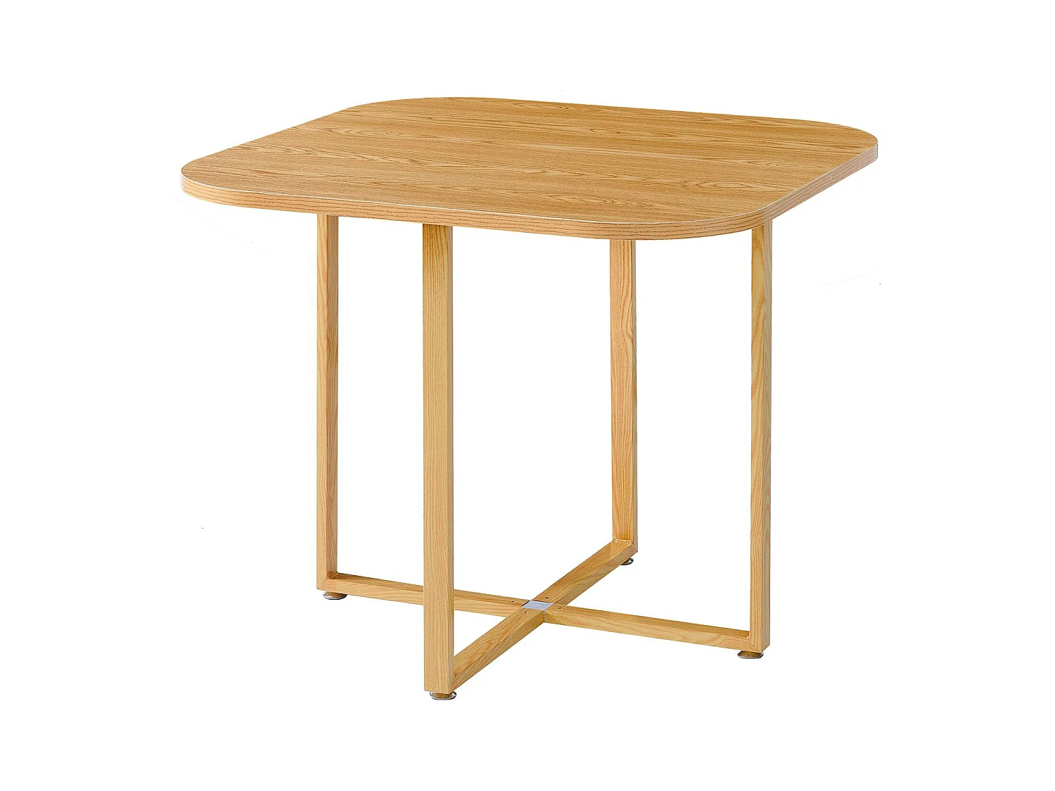 Essgruppe & 4 Stühle Skandinavisches Design "Oslo" Beige