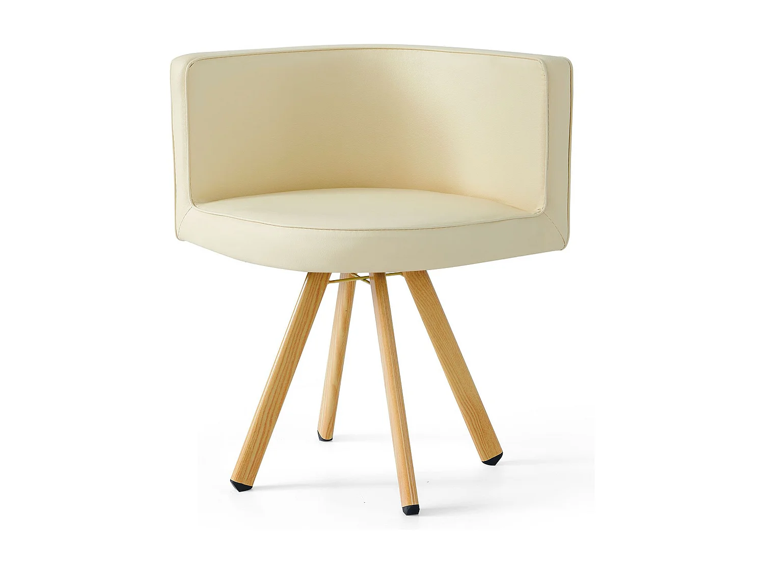 Essgruppe & 4 Stühle Skandinavisches Design "Oslo" Beige