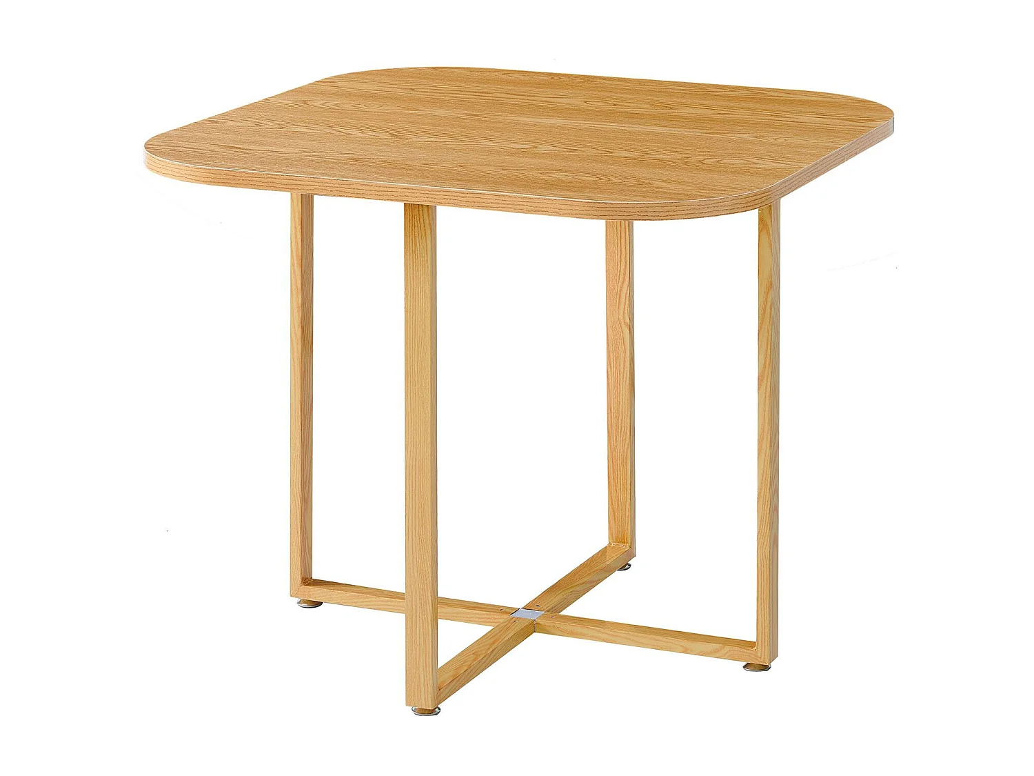 Essgruppe & 4 Stühle Skandinavisches Design "Oslo" Beige