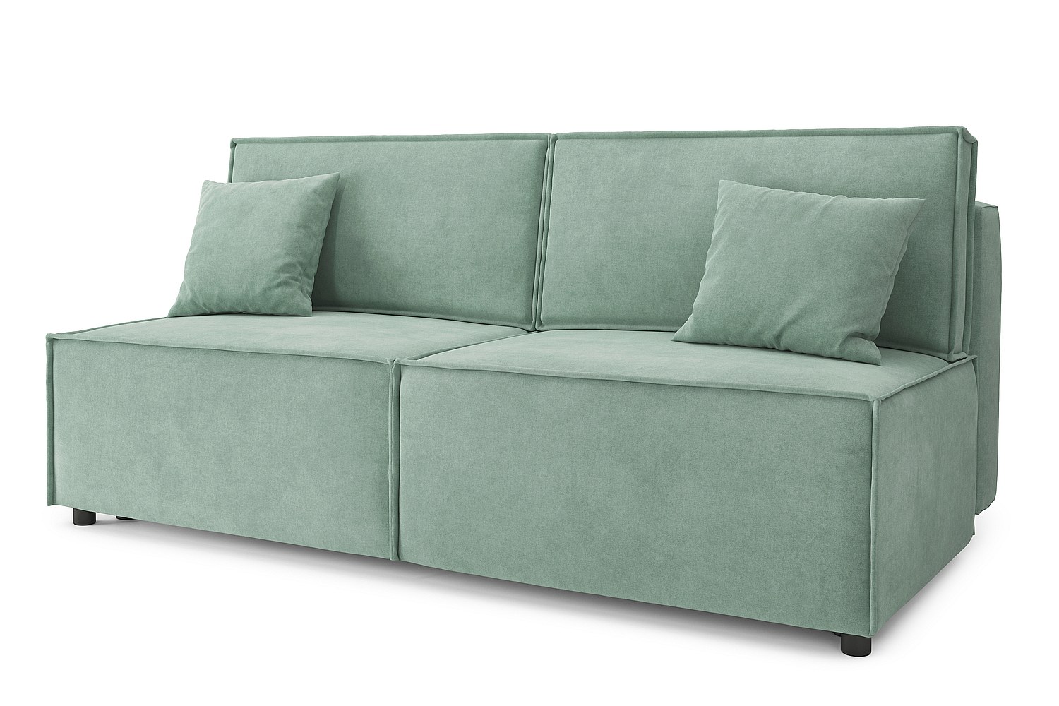 loftscape Mørteens Canapé convertible Daru Deluxe - Velours Jila: Vert foncé Ven