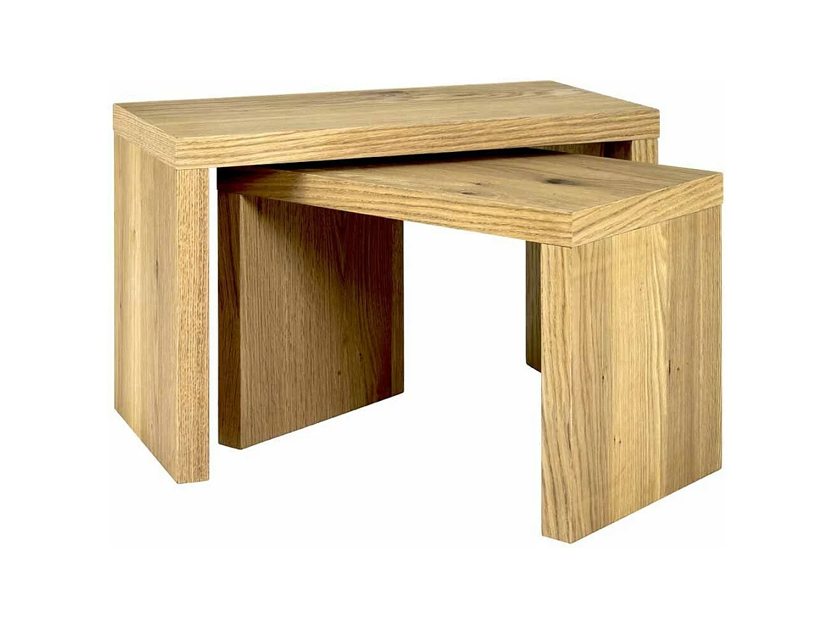 Table d'Appoint Design "Cassis" 50cm Naturel
