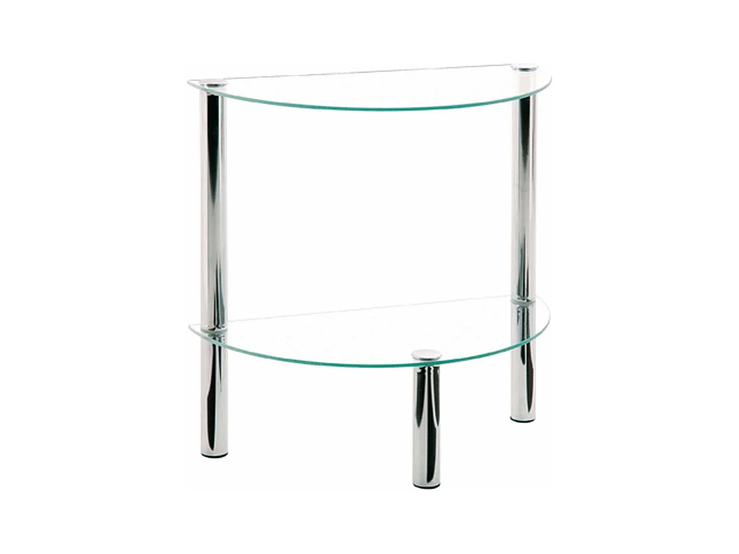 Table d'Appoint Design "Eliot" 47cm Transparent