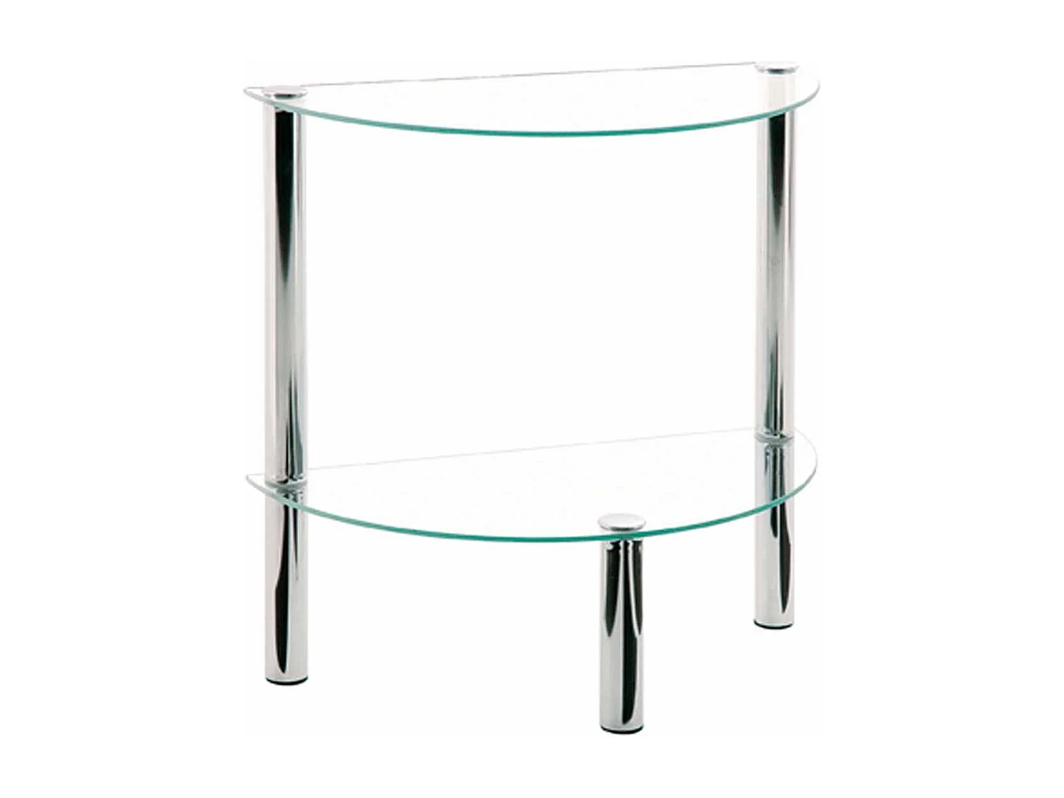 Table d'Appoint Design "Eliot" 47cm Transparent