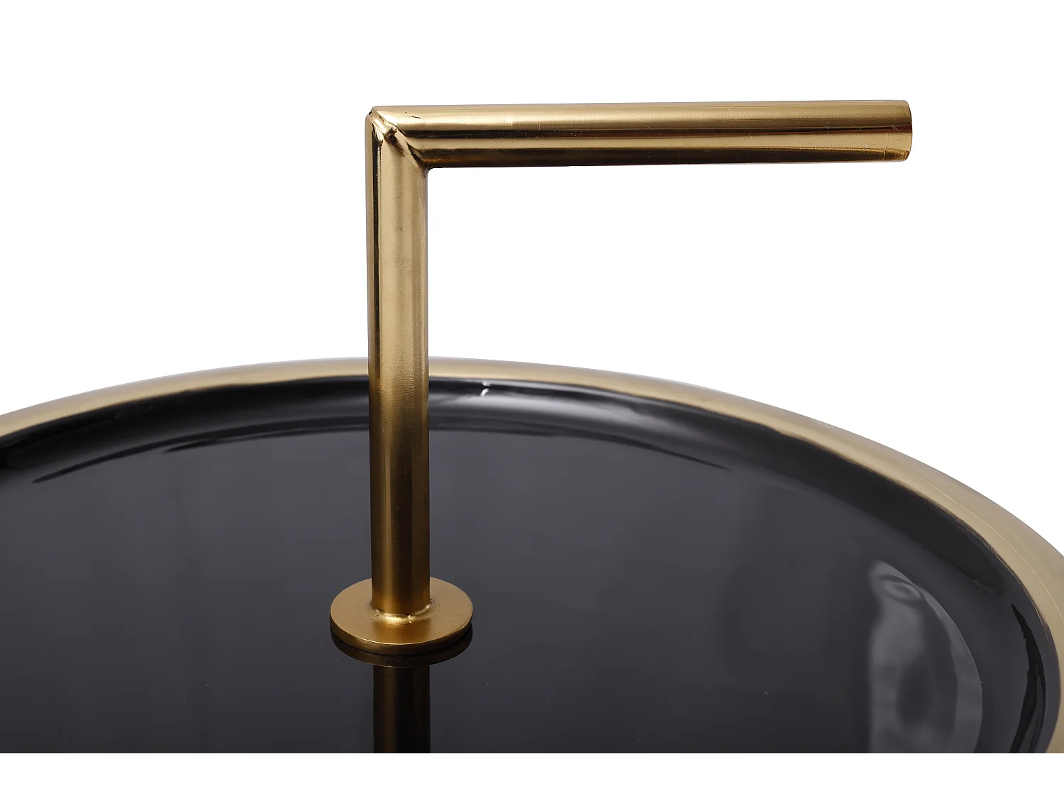 Table d'Appoint Design "Jouy" 38cm Noir