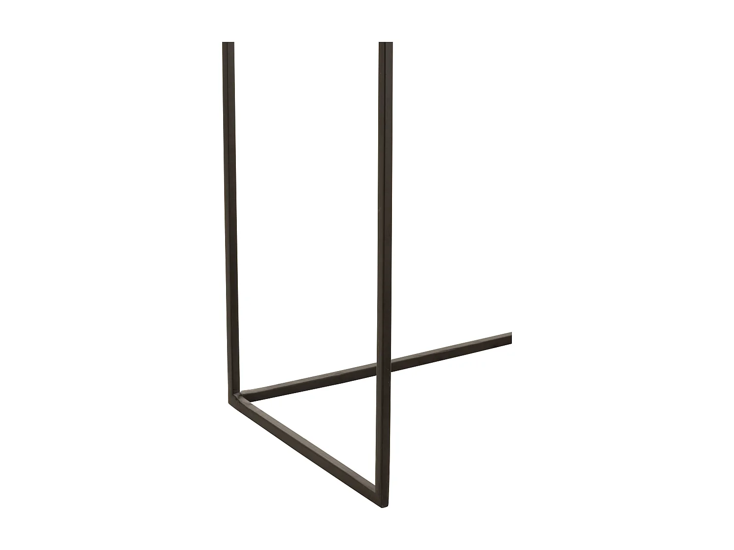 Lot de 3 Tables d'Appoint Gigognes "Bano" 66cm Rouille