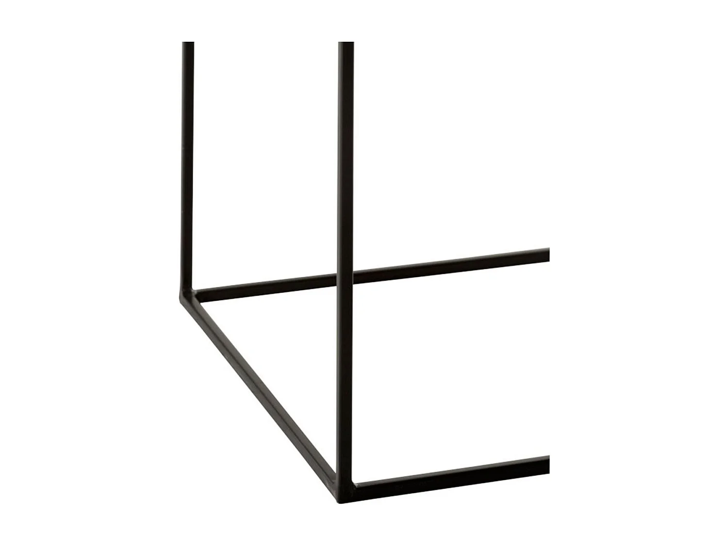 Mesa auxiliar Rolie de metal efecto óxido - Juego de 3