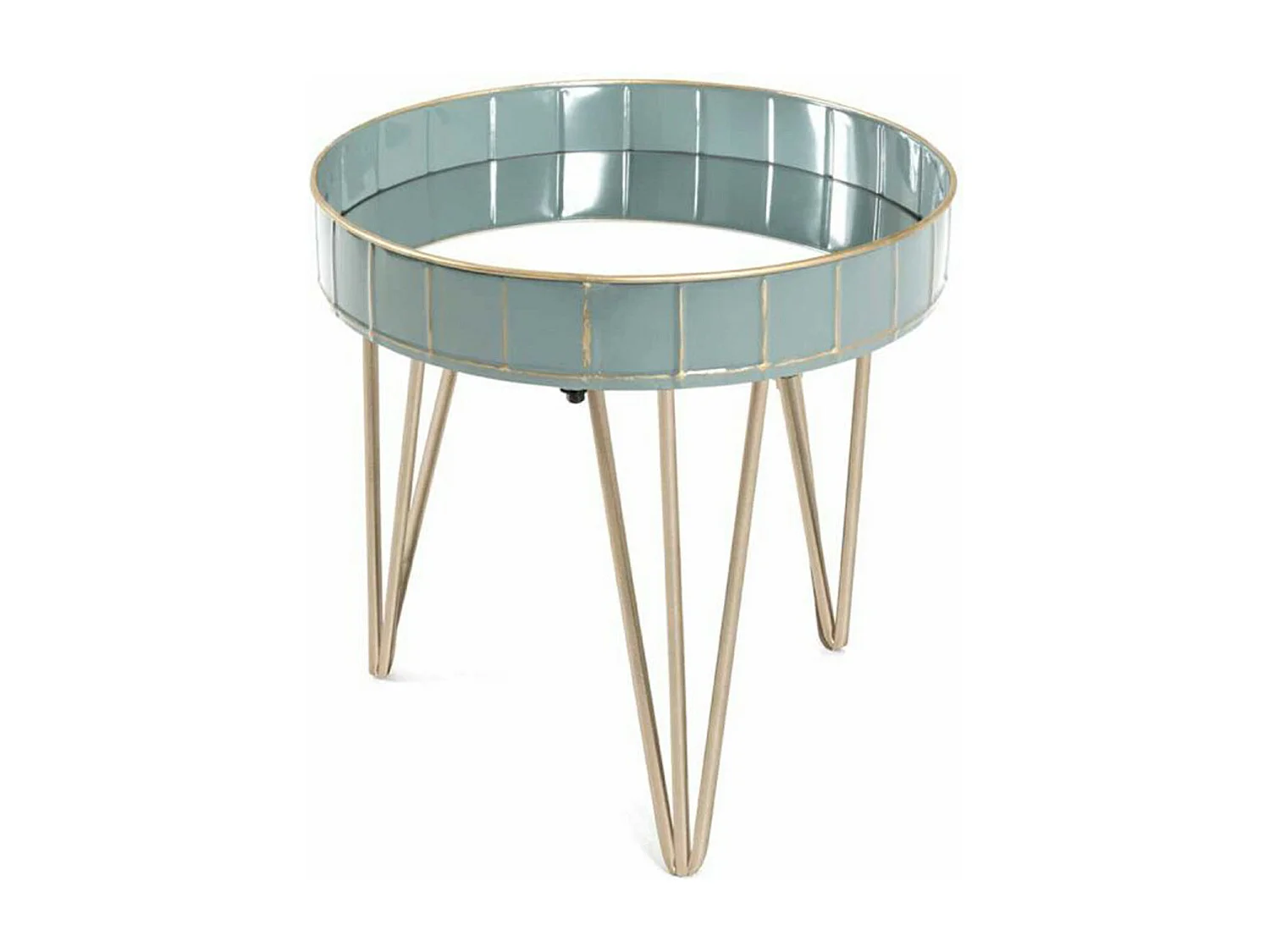 Table d'Appoint Déco "Andrés" 41cm Bleu