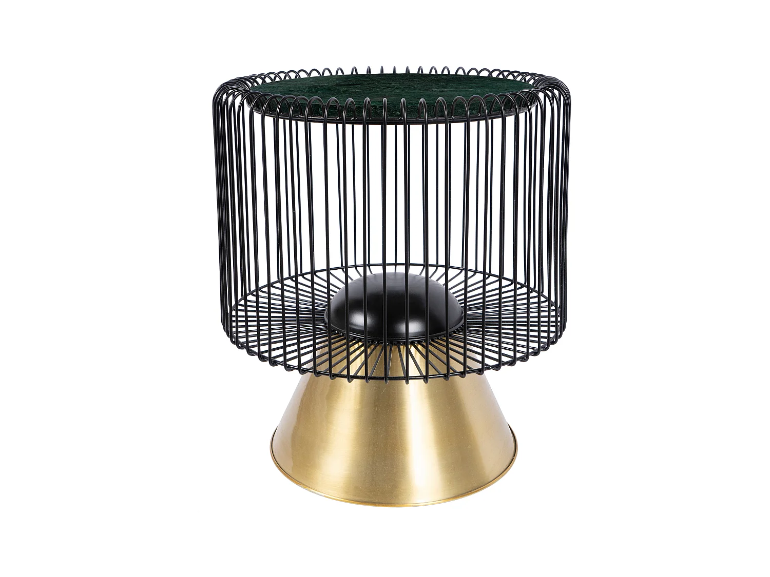 Table d'Appoint Design "Malibu" 56cm Vert